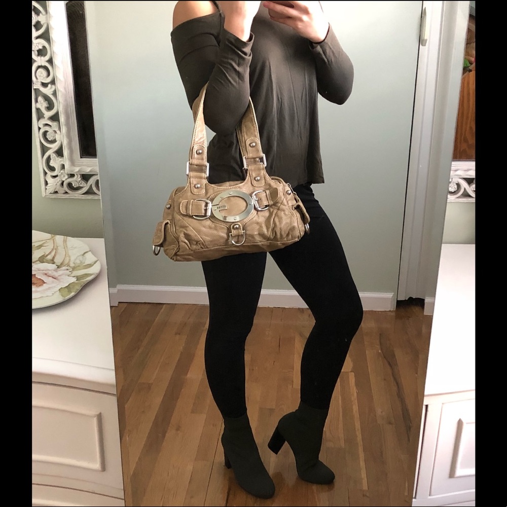 Taupe/Tan Guess purse/pocket book
